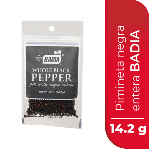 PIMIENTA NEGRA ENTERA 14.2G BADIA